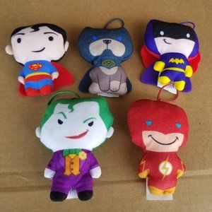 5 McDonalds DC Comics Plush toys